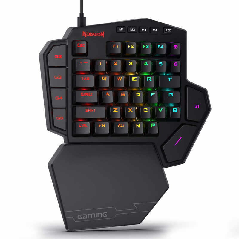 Gaming Keyboard 1 Hand - Redragon K585 DITI Одноручная механическая игровая