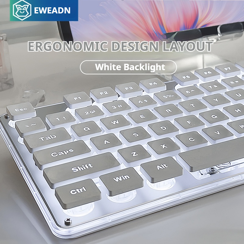 Gaming Keyboard Bluetooth - Беспроводная бесшумная офисная клавиатура и мышь