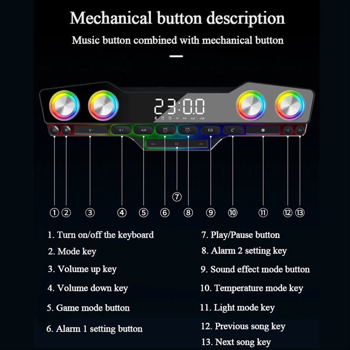 Игровые Bluetooth-колонки DTC5 – обзор и цена Gaming Keyboard Bluetooth