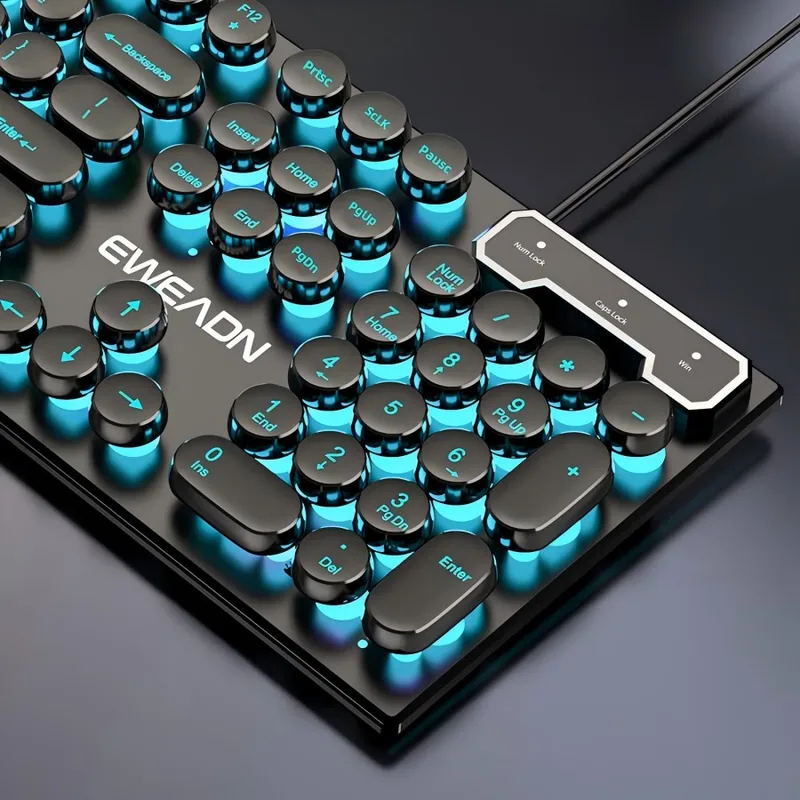 Ретро-панк набор клавиатуры и  – обзор и цена Gaming Keyboard Mechanical Wireless