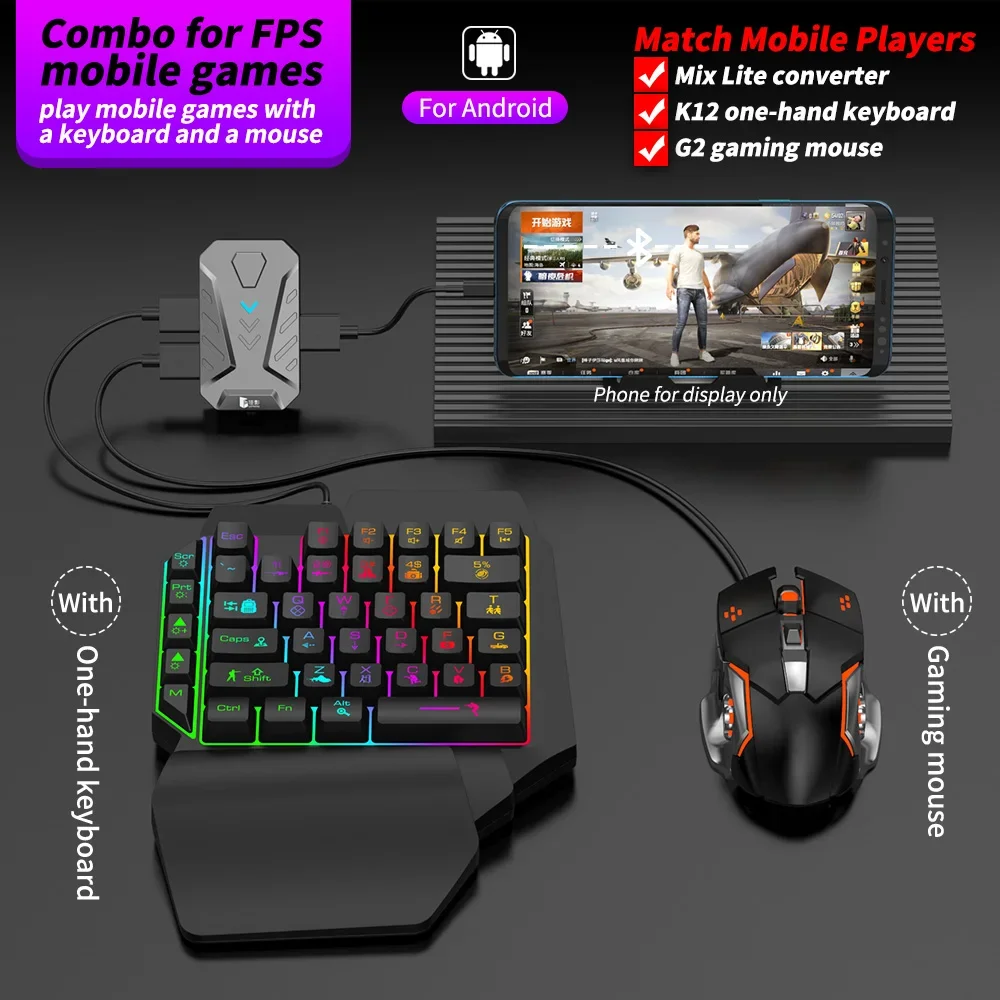 В наличии: геймпад Mixlite для – обзор и цена Gaming Keyboard And Mouse Converter For Mobile