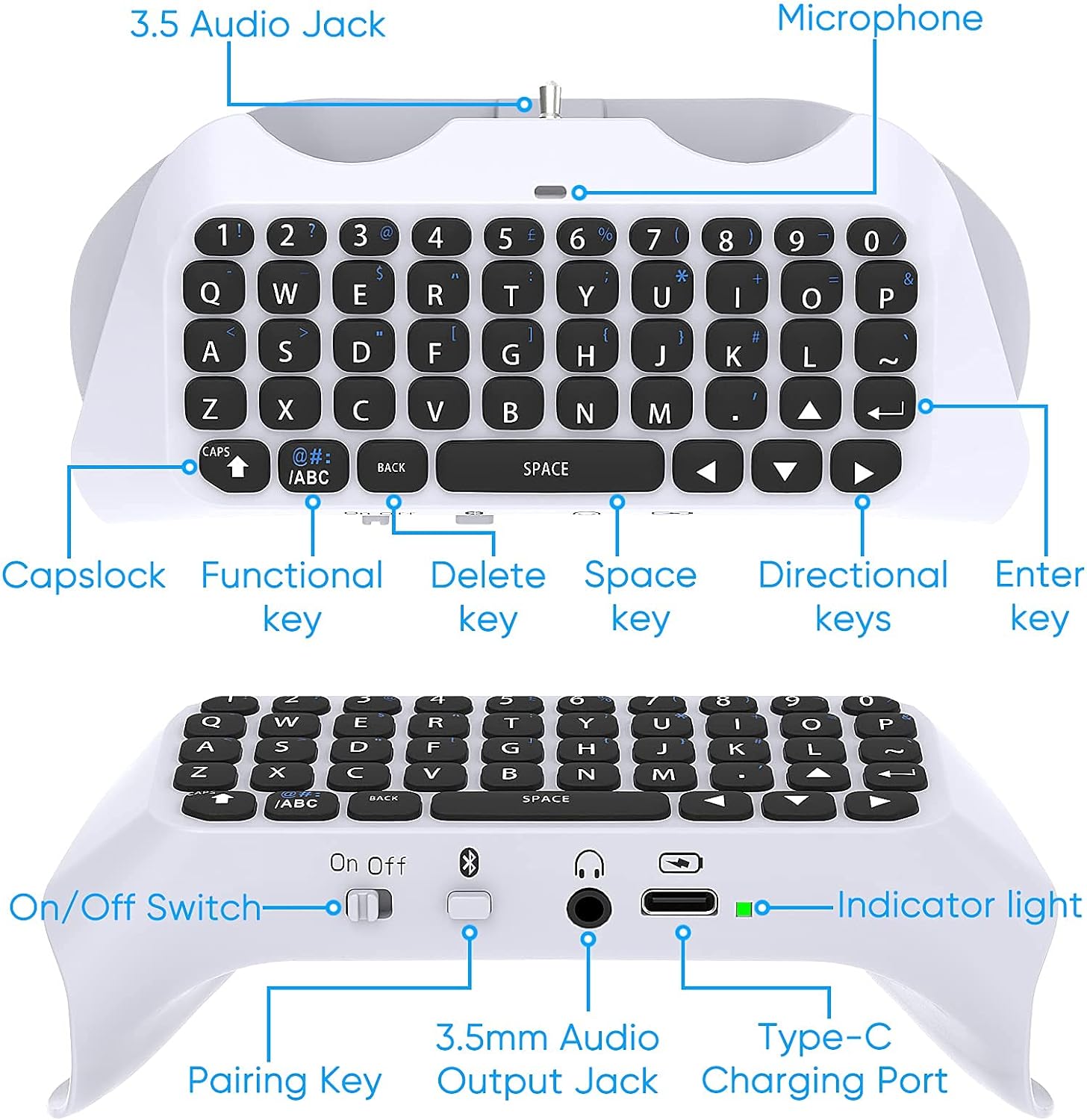 Для контроллера PS5, Bluetooth – обзор и цена Gaming Keyboard Bluetooth
