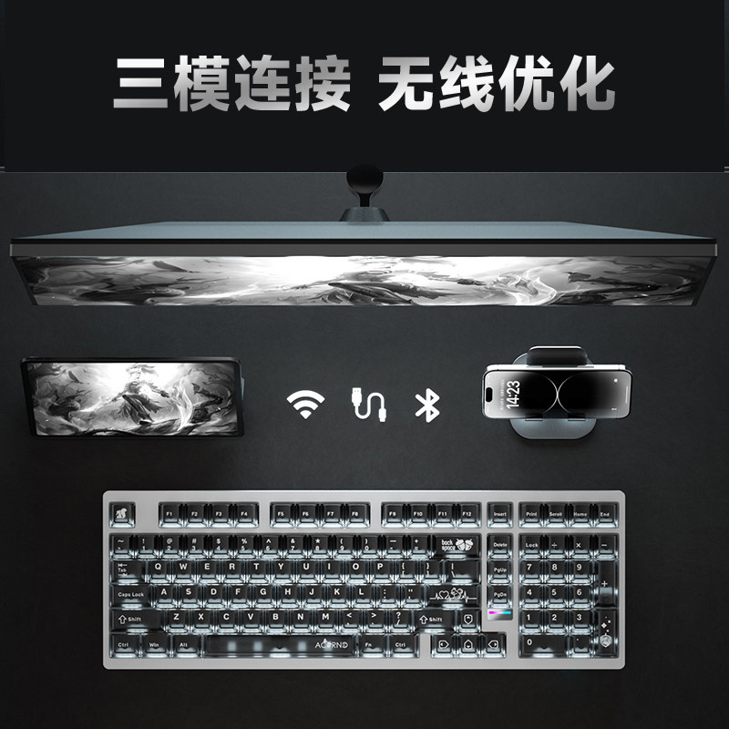 Беспроводная механическая клав – обзор и цена Gaming Keyboard Mechanical Wireless
