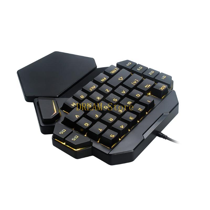 Одноручная RGB светящаяся подс – обзор и цена Gaming Keyboard 1 Hand