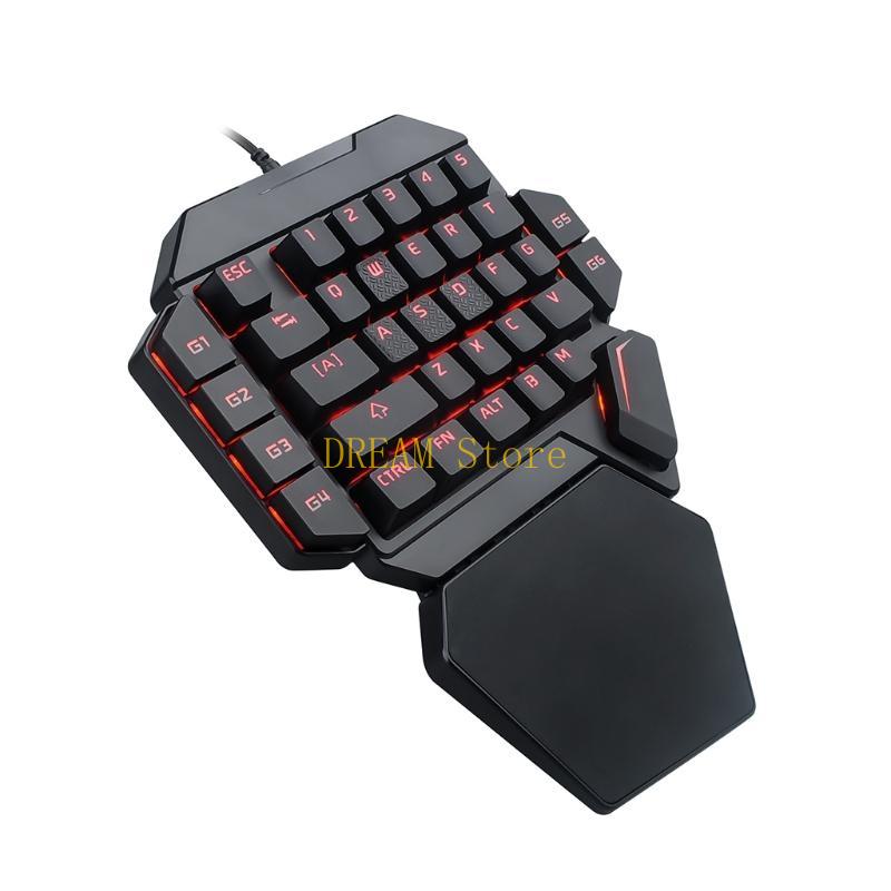 Одноручная RGB светящаяся подс – обзор и цена Gaming Keyboard 1 Hand